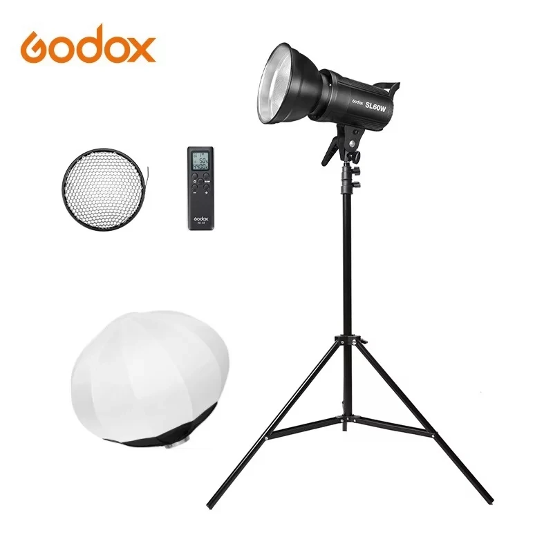Godox светодиодный свет SL 60W 100W 150W 200W 5600 к Bowens для видеосъемки набор непрерывного