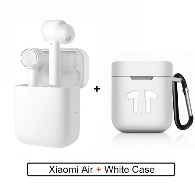 add white case Xiaomi Air Bluetooth наушники портативные беспроводные наушники ANC Шумоподавление для IOS и Android TWSEJ01JY - Цвет: add white case