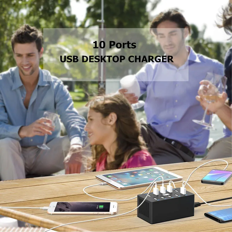 С несколькими usb-портами зарядное устройство для телефона 10 портов быстрозарядная станция Подставка держатель для iPhone XR X 8 7 6 6S 5 samsung xiaomi redmi