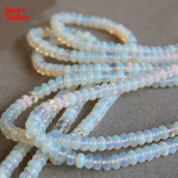 

5x8mm Moonstone Round Opal Beads Jasper Angels Bead Jewelry Making Design Loose Beads Fit Diy Make Up Charms Beading Beads