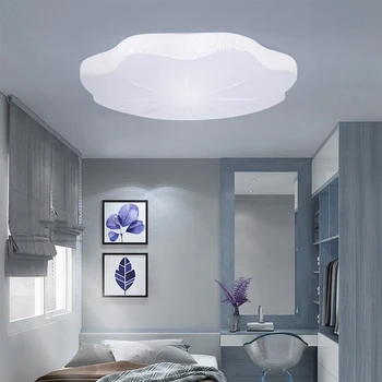 

New 60W Rgb Ceiling Light WiFi Voice Control Living Bedroom Smart Ceiling Light for Amazon Alexa for Google Home, AC85-265V