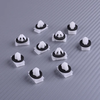 

DWCX 10pcs 15127746 Plastic Car Exterior Body Side Rocker Moulding Trim Retainer Clip Fit For GM Buick Chevrolet GMC Pontiac