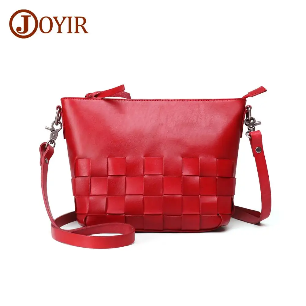 

JOYIR Genuine Leather Women Handbag High Quality Fashion Ladies Vegetable tanned skin Shoulder Bag Solid Color Top-handle Bag