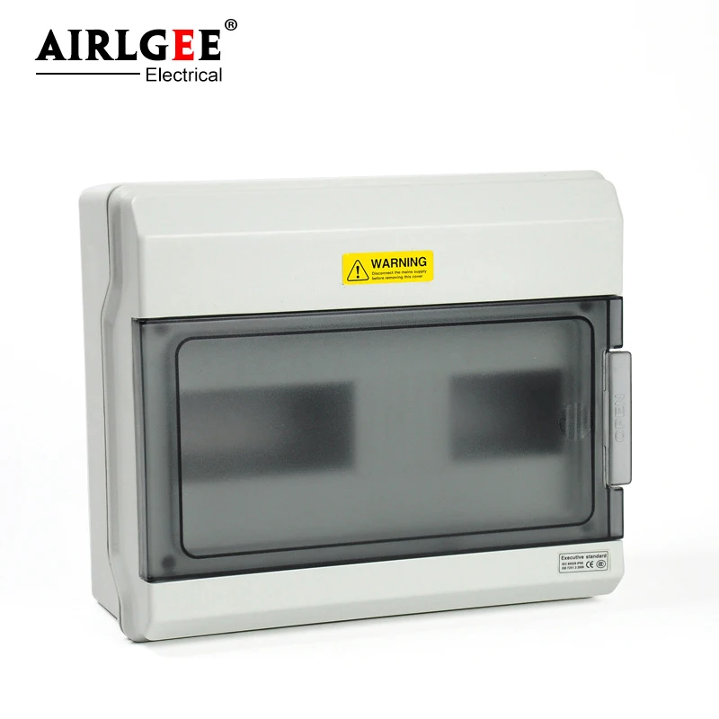 

12 Way IP66 Waterproof Electrical Distribution Enclosure Outdoor Panel Box 1512
