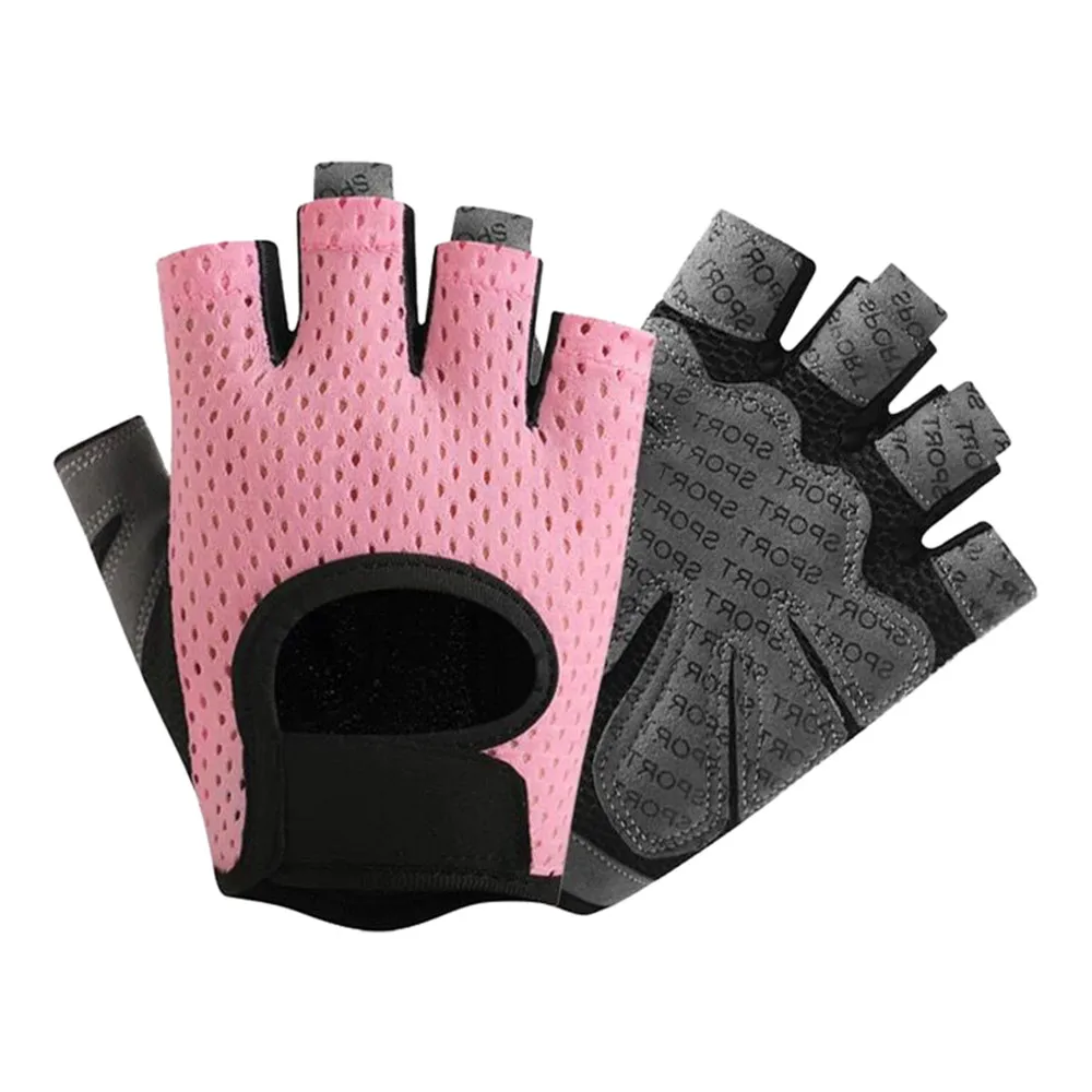Мужские и женские перчатки для йоги и фитнеса, женские спортивные перчатки для занятий тяжелой атлетикой, для тренировок в тренажерном зале, Мужские рукавицы с полупальцами eldiven
