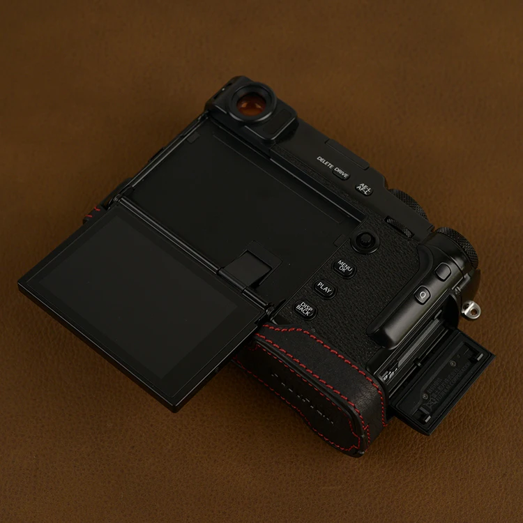 handwork Genuine leather cowhide Bag Body BOX Case For Fujifilm