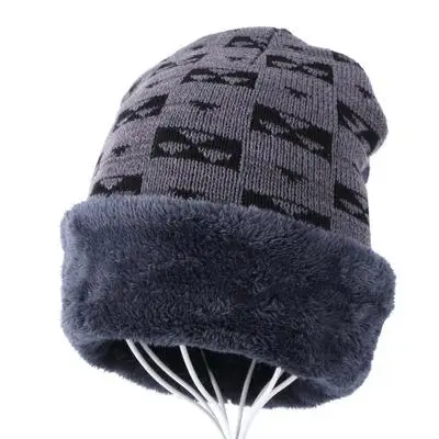 Новинка, модная шапка унисекс, весна-зима, для женщин, Skullies, для мужчин, бини, для девушек, шапки, на каждый день, для спорта на открытом воздухе, теплая вязаная шапка - Цвет: Серый