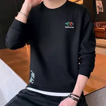 

Spring and autumn 2020 new men's long sleeve T-shirt Korean Trend men's wear bottoming shirt fashion brand ins