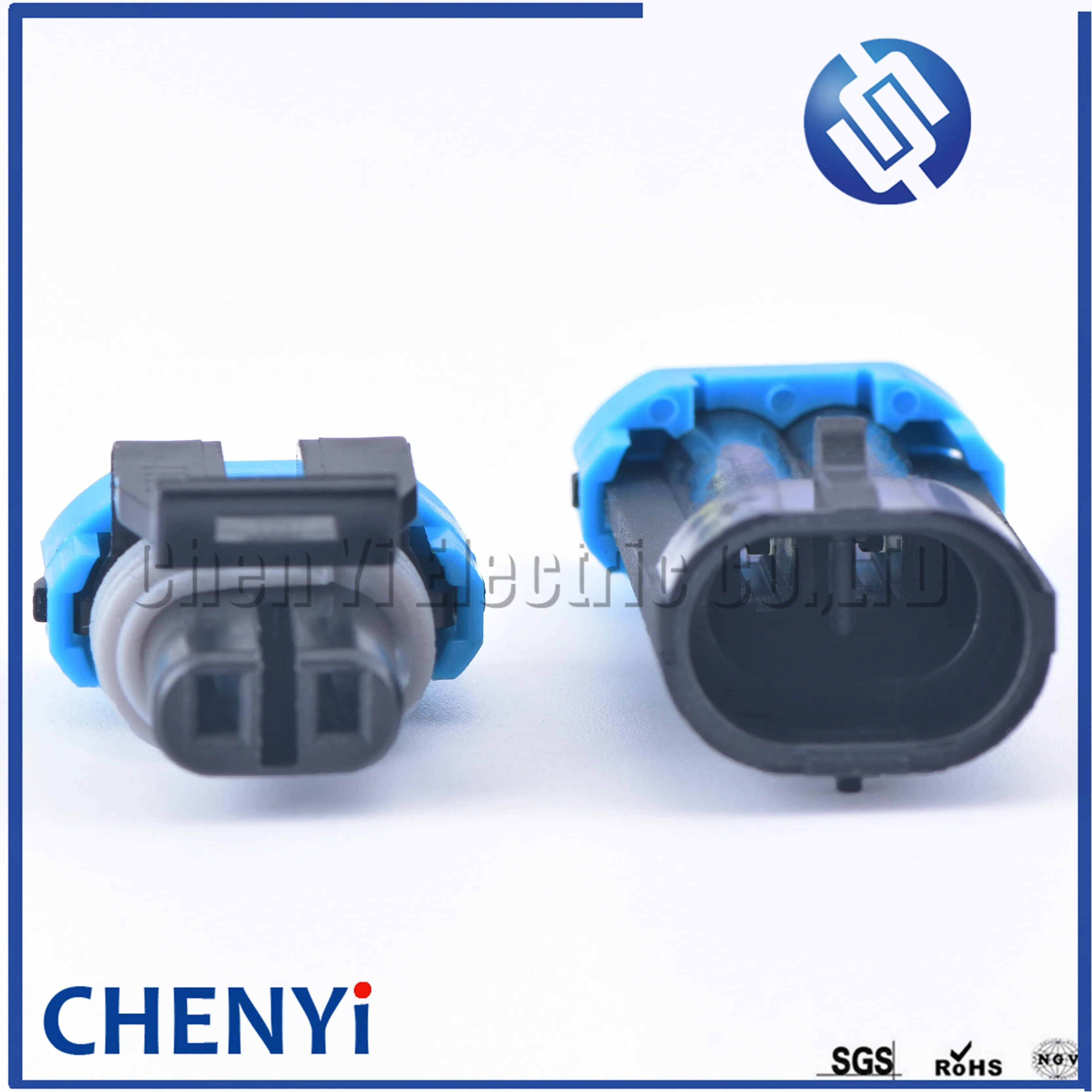 2sets 2 Pin Sealed Equivalent PA66 automotive waterproof connector