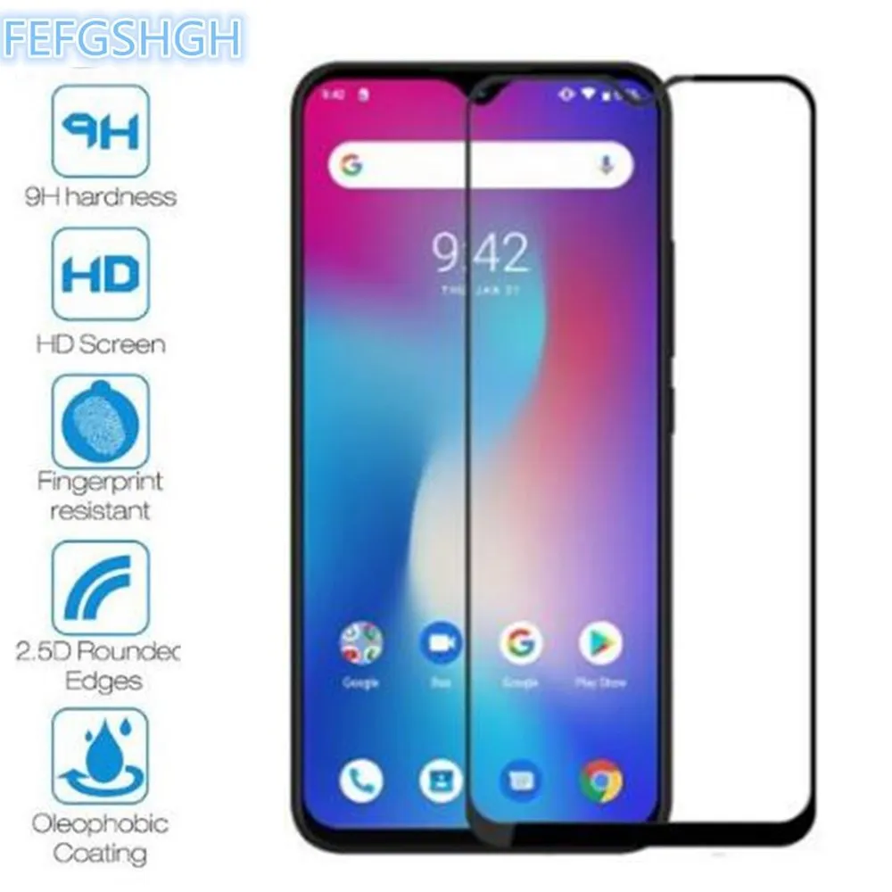 2 шт полное покрытие экрана протектор для UMIDIGI power закаленное стекло на UMIDIGI power Защитная стеклянная пленка
