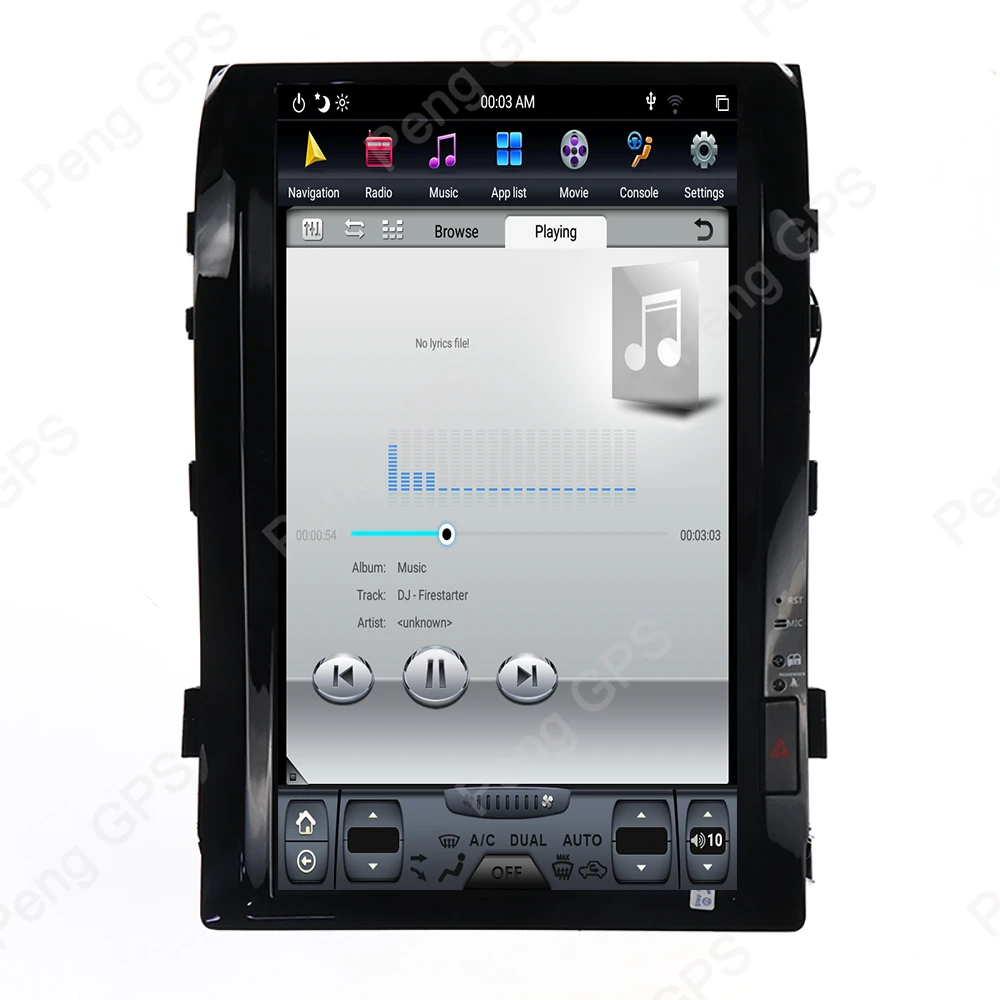 Best 16“Android 8.1 Tesla Style GPS Navigation DVD Player for Toyota Land Cruiser LC200 2008-2015 Car Radio 1092*1080 Autostereo Unit 4