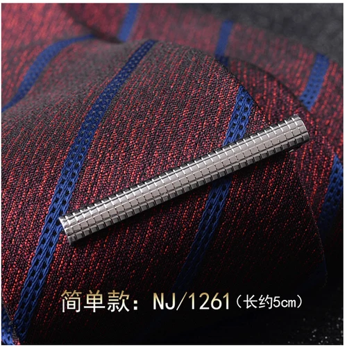 Fashion Men's Tie Clip Business Dress Clip Men's Accessories Fancy Collar Pin Gold Pattern Tie Clip Postage Tide Men Gift - Цвет: 20