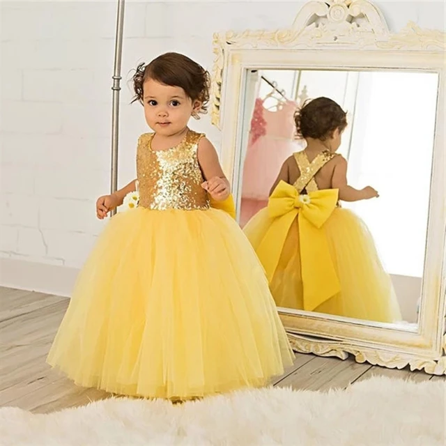 KIDS COUTURE YELLOW DRESS SET – Pinkcow Designs Private Limited