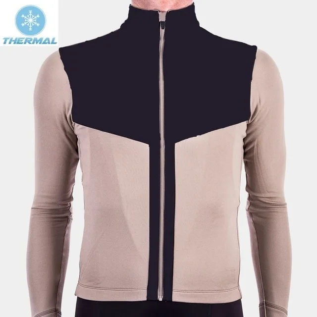Ropa de bicicleta de invierno Зимняя Теплая Флисовая велосипедная Джерси с длинным рукавом Одежда для велоспорта maglia de bicicleta polar - Цвет: 2
