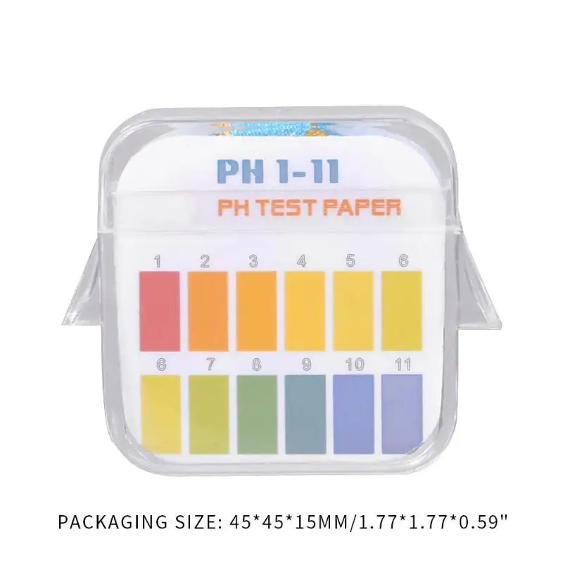 2 в 1 кислотность щелочности PH Тест-полоска 1-11 12,0-14,0 PH лакмусовая бумага