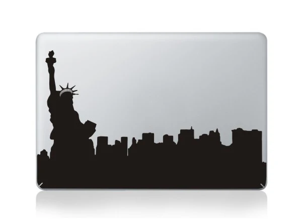 MB black-Part E (17) Забавная частичная наклейка для ноутбука Apple Macbook, наклейка Air retina Pro 11, 13, 15, черная мультяшная наклейка для компьютера, ноутбука s - Цвет: MB black-Part E (17)