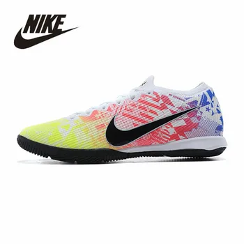 

Nike Mercurial Vapor 13 Elite IC Soccer Cleats Knitting Sneakers Men Low Gang Football Shoes Flyknit Indoor Soccer Shoes 39-45