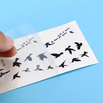 

10cm Wrist Tattoo Disposable Tattoo Bird Waterproof Tattoo Sticker Body Art Tattoo Women Sexy Tattoo Bird Flying Tattoo
