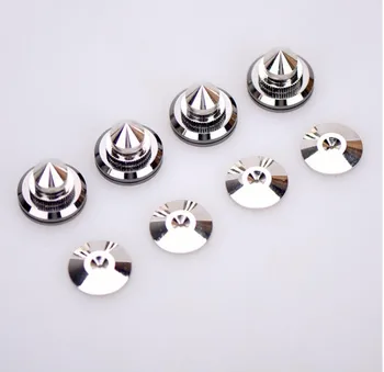

Amplifier Feet Pad Speaker Stand Spikes For CD Player Bookshelf Speaker Audio Amplifier Pure Copper Shockproof nail pad 4 Sets