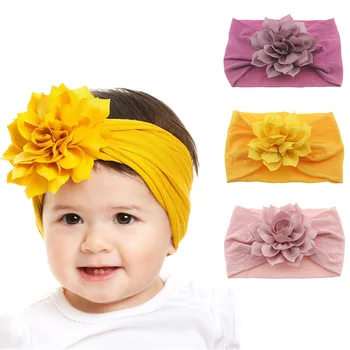 

New Baby Cute Girls Headband Big Floral Design Cute Headband Headwear Apparel Photography Prop Party Gift