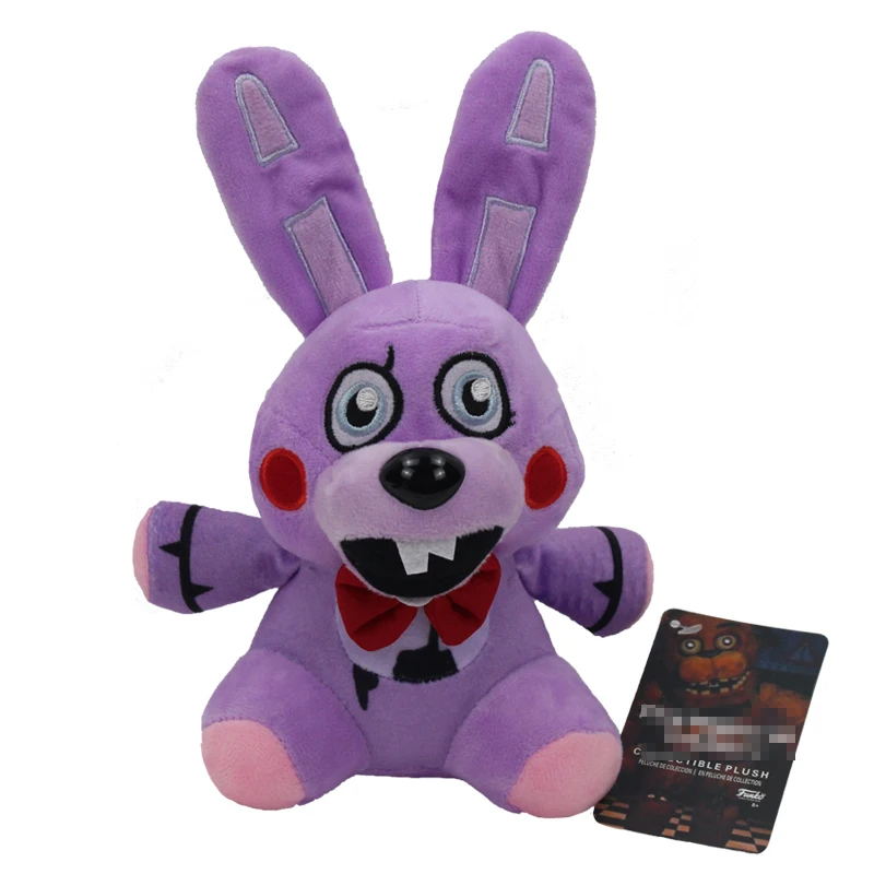 FNAF Plushie Five Nights At Freddy's The Twisted Ones Purple Bonnie Plüsch Puppe 