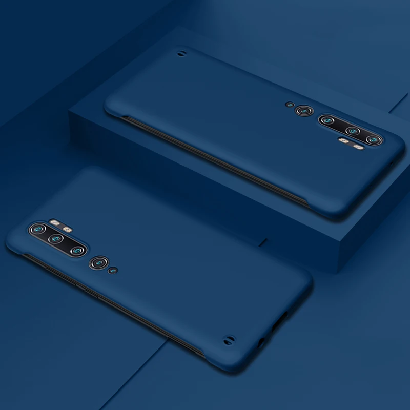 Чехол для Xiaomi mi 9 9T Pro CC9 Pro 9SE Ультратонкий матовый Бескаркасный Жесткий ПК Пластиковый Чехол для телефона чехол для Red mi Note 8 10 K20 K30 - Цвет: Тёмно-синий