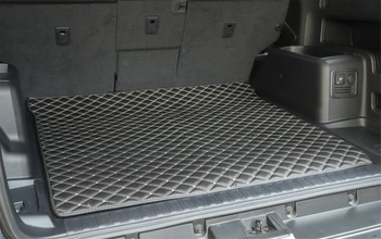 

Leather PVC Tail Box Mat Cover Trim for Toyota 4Runner 2017+ Stylish Car Accessories Interior Decoration Brand New