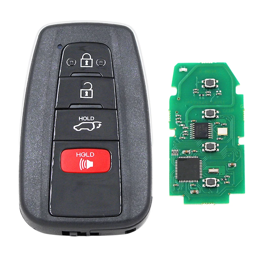3+ 1 кнопка ASK314.3MHz умный дистанционный ключ 8Achip FCC ID: 14FBC-0351-US костюм для модели- RAV4