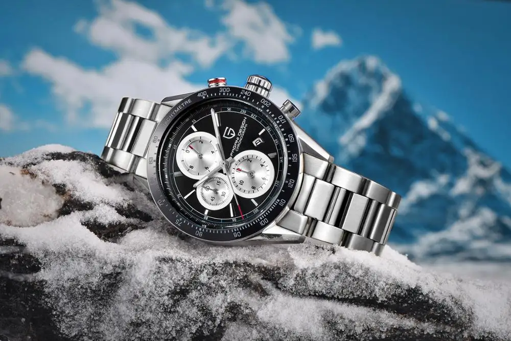 Новые дизайнерские брендовые модные мужские часы PAGANI, спортивные водонепроницаемые кварцевые часы с хронографом, Relogio Masculino - Цвет: 2