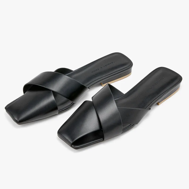 Домашние тапочки женские шлепанцы на плоской подошве со змеиным принтом пляжные