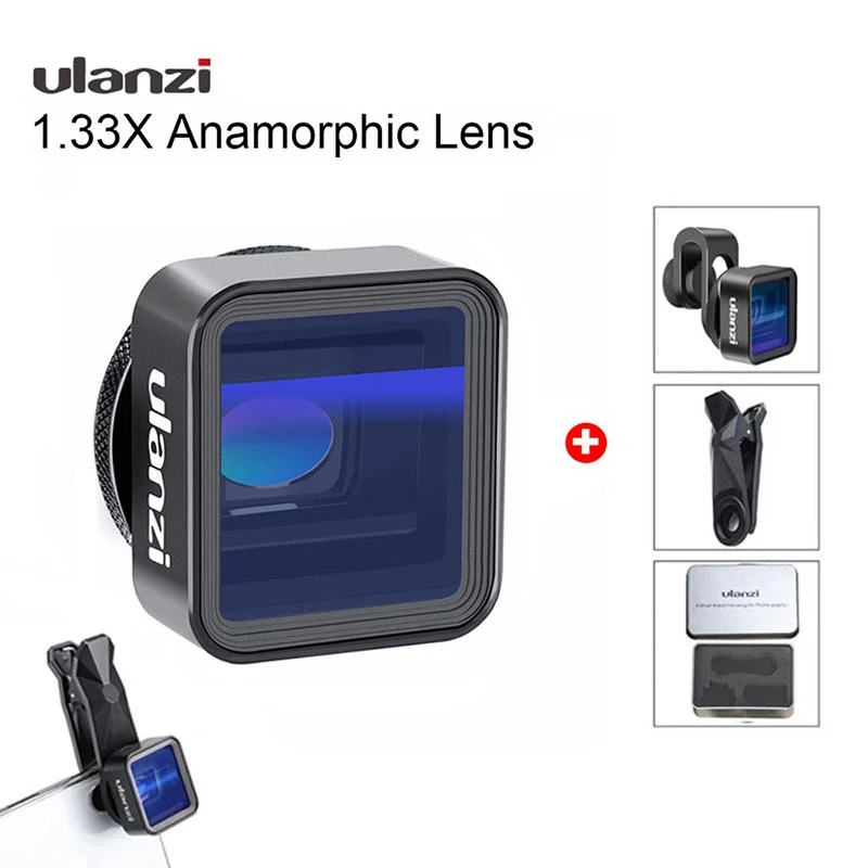 Ulanzi Anamorphic Lens For Iphone 12 Pro Max X 1 33x 1 55x Wide Screen Video Widescreen Slr Movie Videomaker Filmmaker Mobile Phone Lens Aliexpress