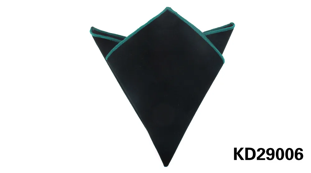 KD29006 Новые однотонные карманные квадратные мужские красные, черные носовые платки, мужские повседневные Костюмы, квадратные носовые платки, полотенца, вечерние шарфы - Цвет: KD29006
