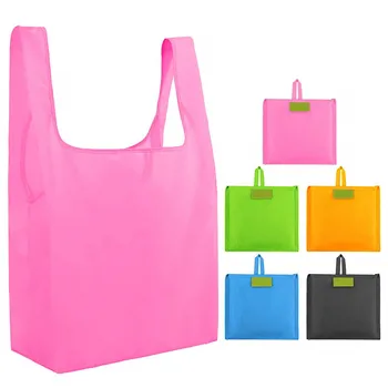 

Reusable Shopping Bag Foldable Eco-friendly Shopping Bag Tote Handbags Convenient Large-capacity Reusable Canvas Storage Bags