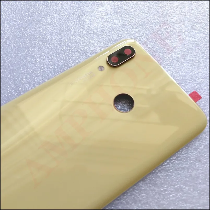 Новое оригинальное закаленное стекло задняя крышка для huawei Nova 3 запасные части задняя крышка батарейного отсека Корпус+ рамка камеры