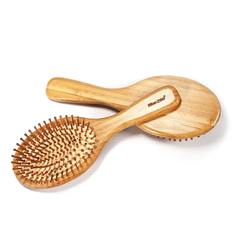 Bamboo Paddle кисточки Уход за волосами спа массаж головы гребень антистатические гребни для волос 25x8x4 см