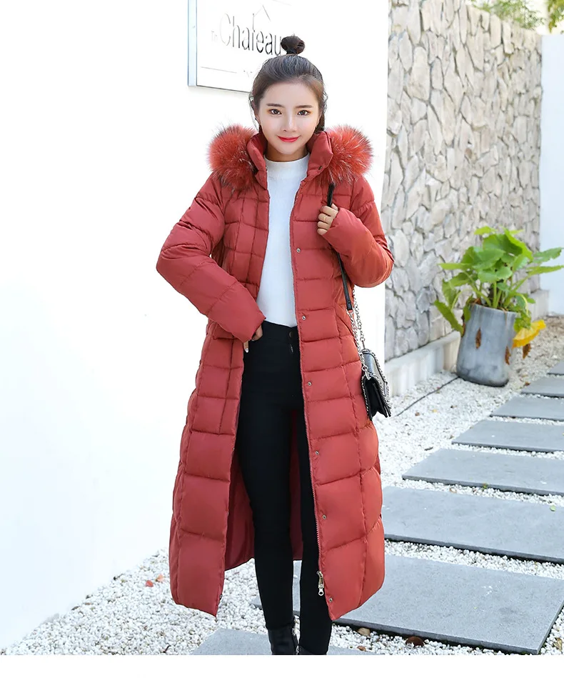 New Style Winter Coat Women's Thick Cotton-padded Jacket off Season Cotton Coat Winter Cotton-padded Clothes Long over-the