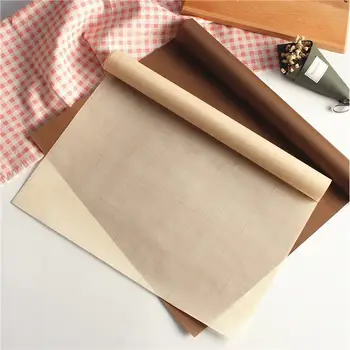 

1PCS Baking Mat High Temperature Resistant Teflon Sheet Pastry Baking Oilpaper Heat-resistant Pad Non-stick For Outdoor BBQ
