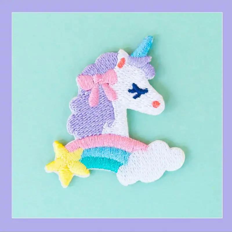 Bentoy Milkjoy Единорог корги вышитые наклейки для ноутбука сумка кофр для одежды милый пост стикер милые девушки DIY стикер s 3332