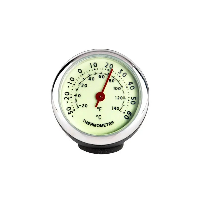 thermometer 2 Автомобильные светящиеся часы термометр гигрометр внутренняя палка-на приборной панели авто украшение интерьера Аксессуары для укладки подарки - Цвет: thermometer 2