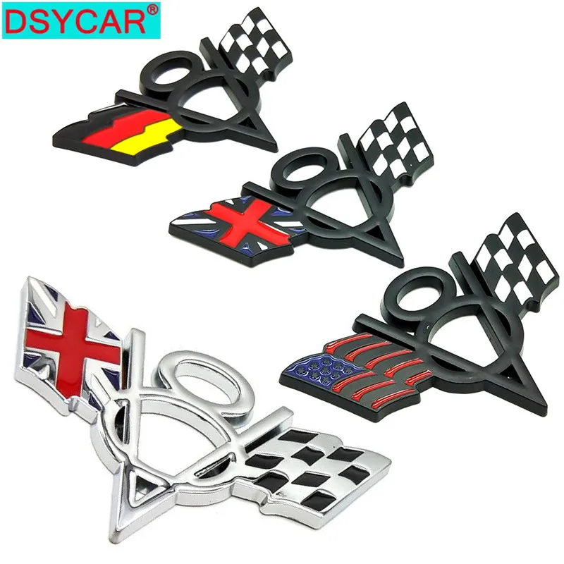 

DSYCAR 1 шт. Модный 3D металлический V8 Национальный флаг фотовнедорожник внешняя Обложка наклейки своими руками Стайлинг автомобиля 3D наклейки ...