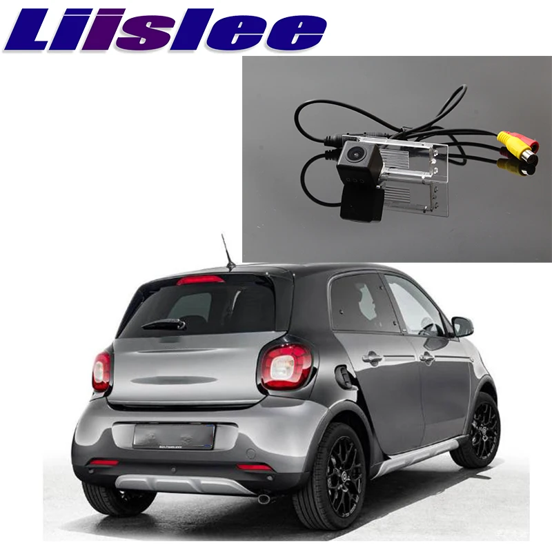 Liislee для Smart Fortwo для 2 4 ForFour W453~ автомобильная камера, высокая камера заднего вида для использования CCD с разъемом RCA