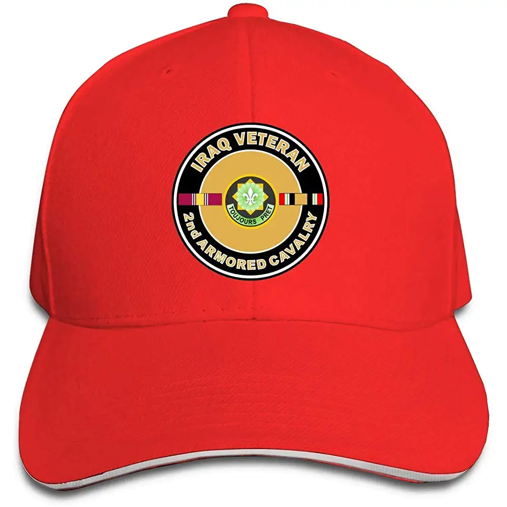 US Army Veteran 1st Infantry Division Fashion Adjustable Cowboy Cap Baseball Cap for Women and Men