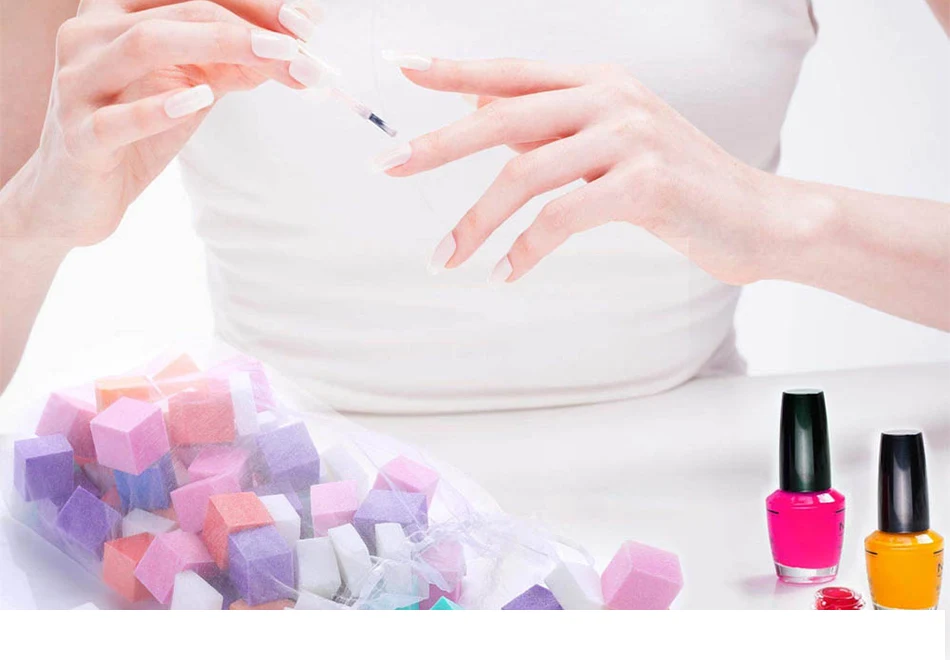 1 Bag Nail File Buffer Mini Irregular Colorful Sanding Sponge Grinding Polishing Nail Art Block Manicure Salon DIY Polish Tool