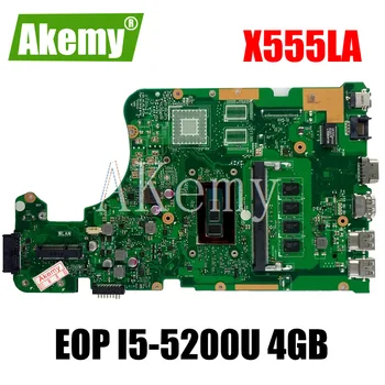 

X555LA Motherboard For Asus X555LP X555LD X555LJ X555LB X555LF laptop Motherboard X555LAB Mainboard test 100% OK I5-5200U 4G-RAM
