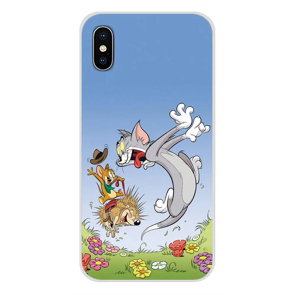 Аксессуары, чехлы для телефонов, чехлы для huawei G7 G8 P7 P8 P9 P10 P20 P30 Lite Mini Pro P Smart Plus Tom& Jerry - Цвет: images 7