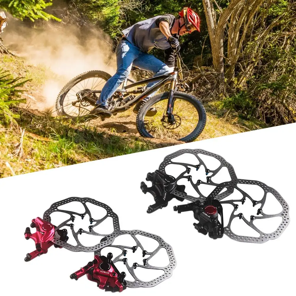 

ZOOM HB-100 Mountain Bike Bicycle Hydraulic Disc Brake Front Rear Oil Disc Brake Device Mechanical Disc Brake Accessories
