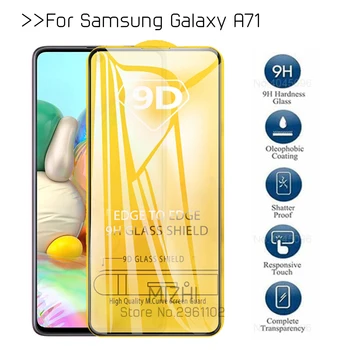 

9D Protective Glass For Samsung A71 Screen Protector On the For Samsung Galaxy A71 Tempered Glas a 71 sm-A715F A715 display Film