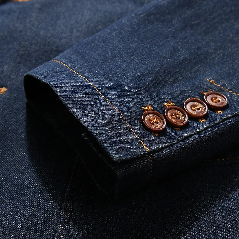 Casual Denim Jacket Men Cotton Coat 3XL 4XL Male Brand-Clothing Stylish Spring Autumn Blazer Suit Jeans Jacket Men Dropshipping