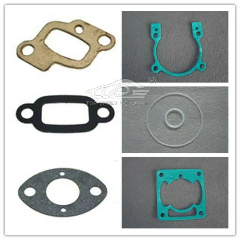 RC Boat Gasket 2pcs Fit for 26CC 27.5CC 29CC QJ Zenoah Engine G260/G29PUM | Игрушки и хобби