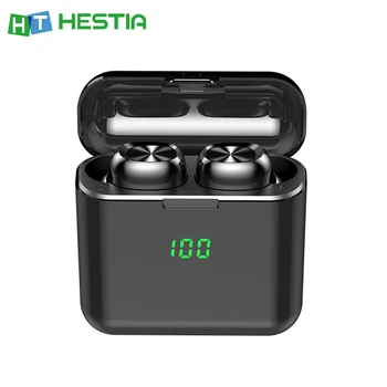 

True Wireless Earbuds TWS Bluetooth 5.0 Earphone Blutooth Earphones Wireless Headphones Fingerprint Touch Headset Earbuds